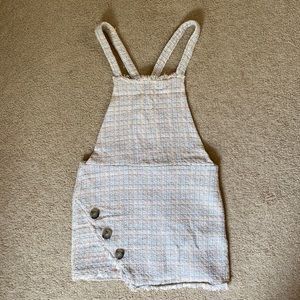Zara Twill Overall Dress